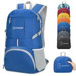 Zomake Packable Hiking Backpack Water Resistant,35L Lightweight Daypack Foldable Backpack for Travel,(Dark Blue)