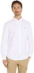 Tommy Jeans Men's Tjm Entry Reg Oxford Shirt Dress Shirts, White, S