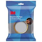 3M Attachment Tape for Stronger Bonding, Interior & Exterior Use in Automotive Areas with Double Side Acrylic Foam Tape, Superior Adhesive (12mmX4m, Grey, Pack of 1)