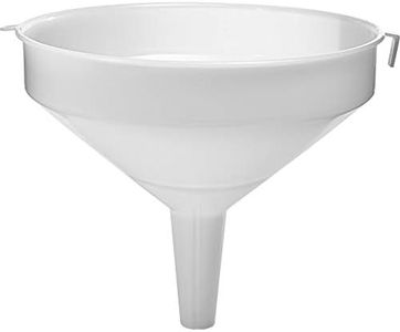 Browin 350031 Grand Entonnoir | Diamètre 30 cm | Capacité 6 litres | Entonnoir sans Danger pour l'Alcool | pour le Remplissage de Grandes Bouteilles | Entonnoir pour Vin, Bière, Teintures | Blanche
