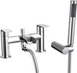 [Bath Shower Tap] Hapilife Waterfall Bathroom Water Filter Mixer Tub Tap Chrome with Handheld Shower Head