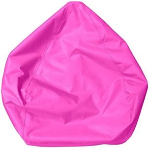 Childrens & Adults Toys Storage Bean Bag,Stuffed Animal Waterproof Storage Bean Bag,Living Room Bean Bags,Chair Slipcover,Chair Cover,No Filling (100 * 120cm, Rose red)