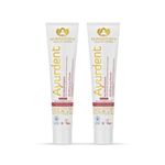 Maharishi Ayurveda Ayurdent Classic Toothpaste | Unique Saliva Balancing Formula | For Toothache, Bleeding Gums, Sensitivity, Cavities, Plaque & Bad breath | Non Foaming, SLS & Fluoride Free Pack of 2