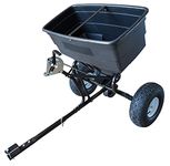 The Handy THTS175 Towed Broadcast Garden Spreader or Salt Spreader, Large 80kg Hopper - 2 Year Guarantee