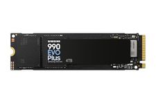 Samsung 990 EVO Plus SSD 4TB, PCIe Gen 4x4, Gen 5x2 M.2 2280, Speeds Up-to 7,150 MB/s, Upgrade Storage for PC/Laptops, HMB Technology and Intelligent Turbowrite 2.0, MZ-V9S4T0BW