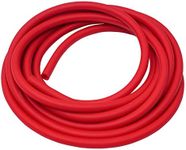 Feelers Natural Latex Rubber Tubing Tube 1/8" (3mm) ID x 1/4" (6mm) OD Red Speargun Band Slingshot Catapult Tube Rubber Hose, 3M Length