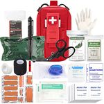 Ifak Trauma Kit, Ifak Med Trauma Kit, Molle Tactical Emergency First Aid Kit Refill Supplies Insert for Duty Belt