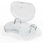 Nipple Shields for Breastfeeding, 100% Food-Grade Silicone Nipple Shields Without BPA/BPS, Breast Feeding Essentials Includes 2 Shields and Case, Ultra-Thin & Super-Soft, Protect Breastfeeding, S-17mm