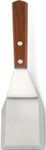 Homi styles Cookie/Brownie Spatula Small Metal Spatula With Merbau Wooden Handle | Heavy Duty Stainless Steel Flipper With Beveled Edges | Small Spatula Portable Cooking Turner Mini 2.5-Inch Blade