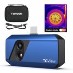 Thermal Camera TOPDON TC001 Plus for Android, Dual-Lens Thermal Imaging Camera for Phones, PC and Tablets, 256 x 192 IR High Resolution with Thermal Imager, 25Hz Refresh Rate