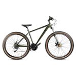 Cradiac Alpha PRO 21 Speed 6061 Alloy Cycle 29 T 21 Speed Gear Bicycle for Men with Front Zoom Lockout Suspension & Dual Disc Brake Mountain Bike | Ideal for 15+ Years, Unisex, Frame Size : 18 inch