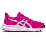ASICS Kid's JOLT 4 Grade School Running Shoes, 5, Pink Rave/White