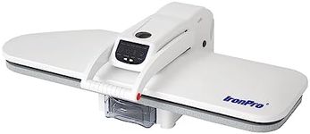 3 Colors Compact Ironing Steam Press with Multiple Fabric Settings and Steam Burst Function (WHITE)