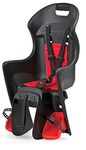 P4B | Bicycle Child Seat – Rear Luggage Rack Mount | For Bikes with 26-28 Inch | Children's Bicycle Seat for Children from 9 Months to 5 Years – from 9 to 22 kg | (Black/Red)