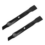 (2PCS) GY20850 Lawn Mower Mulching Blades - Replace OEM GX22151 AM137328 AM137333 AM141033 - Fits John Deere D110 D120 D125 E100 E110 LA135 S240 X105 X110 X120 X300 Z225 - 42 Inch Deck Lawn Mower