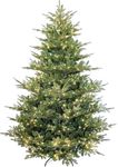 6 Ft Pre-lit Rocky Mountain Fir Wide Artificial Christmas Tree (6ft Pre-lit)