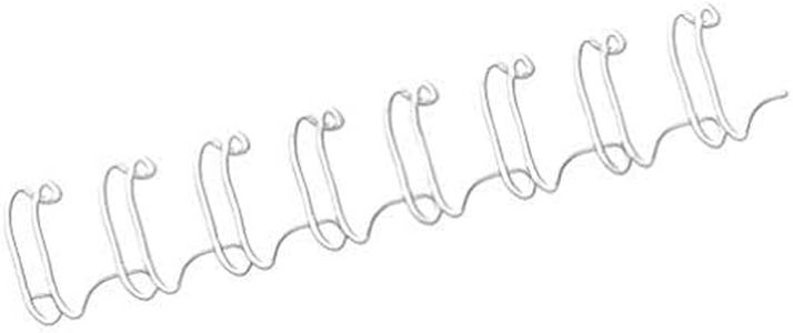 Fellowes 10mm Wire Binding Combs, 100 Pack - White Standard