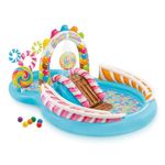 Intex Candy Zone Play Center Inflatable Rubber Swimming Pool, Multi Color