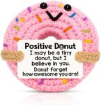 PICKLE BUDDIES Positive & Expressive Espresso Coffee Crochet Dolls (Crochet Postivie Donut)
