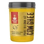 Nutty Yogi Pure Bilona A2 Desi Cow Ghee 250ml | 100% Natural & Organic Ghee l Grassfed, Cultured, Premium & Traditional Ghee | Immunity Booster | Pure Ghee Handmade in Small batches I Bilona Method