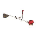 Mountfield MB33D Brushcutter, 43 cm Cutting Width, Easy Recoil Start 32.6 cc 2-Stroke Petrol Engine, Bike-Style Handlebars, Includes Double Harness, Red