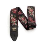 Ernie Ball Red Rose Jacquard Guitar Strap