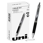 Uni-Ball Black Retractable Gel Pens