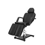 TATARTIST Hydraulic Tattoo Chair for Client Adjustable Tattoo Bed Portable Massage Table Solon Spa Chair Professional Tattoo Studio Equipment (Black)