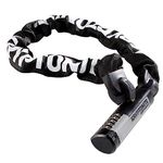 Kryptonite Kryptolok 990 Combo Bike Chain Lock, 3 Feet Long Heavy Duty Anti-Theft Sold Secure Gold Bicycle Chain Lock, 5-Digit Resettable Combination Lock for E-Bike Scooter Road Mountain Bikes