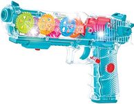 ArtCreativity Light Up Gear Toy Gun for Kids, Toy Guns For Boys With Moving Gears, LED Effects, and Music, Batteries Included, Interactive LED Toy Guns for Kids, Great Gift Idea Light Up Toys For Kids