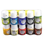 Pebeo PE513000 Porcelaine 150 China Paint Set - DIY Arts and Crafts Supplies - Heat-Resistant, Microwave and Dishwasher Safe Formula - Assortment of 10 Colors, 45 ml Bottles
