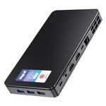 MeLE Mini PC Overclock4C Win11Pro N100(up to 3.4GHz) Alder-Lake 12th Gen 16GB RAM 512GB Micro Computer Small Desktop Office Education Home Triple Screen Display Full Function USB-C WiFi5 BT5.1