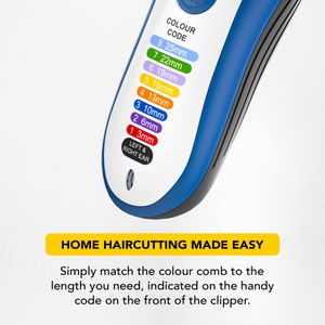 Wahl Colour Pro Cordless Haircut Kit – Rechargeable Hair Clipper Set