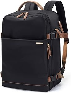 Laptop Backpack with Separate Laptop Compartment Fits 15.6 Inch Notebook Large Capacity Computer Bag for Women Work Travel College Backpacks (Black)
