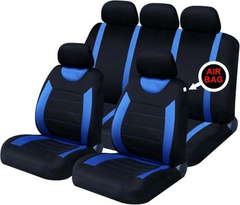 Sakura Car Seat Covers – Carnaby Blue, Universal Fit