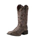 Ariat Women's Quickdraw Work Boot, Tack Room Chocolate, 9