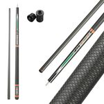 CROWN ME Carbon Fiber Pool Cue Stick 12.5mm Tip Soft Grip Billiard Carbon Fiber cue
