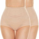 SIMIYA Tummy Control Shapewear for Women High Waisted Shapewear Panty Firm Control Soft Comfy Body Shaper for Women