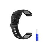 Muovrto Replacement Band for Garmin Approach S20/Approach S5/S6,Silicone Strap Watch Strap for Forerunner220/Garmin Forerunner235XT/735XT