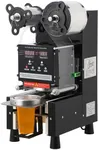 Automatic Cup Sealing Machine,500-600 Cups/H Boba Cup Sealer Machine，90/95mm Electric Cup Sealing Machine,Digital Control LCD Panel Cup Sealer for Bubble Milk Tea Coffee