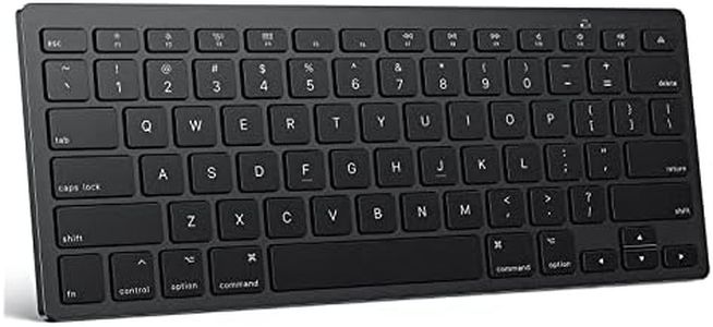 OMOTON Bluetooth Keyboard for Mac, Compact Wireless Keyboard Compatible with MacBook Pro/Air, iMac, iMac Pro, Mac Mini, Mac Pro Laptop and PC, Black