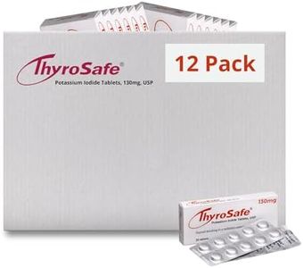 ThyroSafe Potassium Iodide 130mg Tablets (KI Pills) - Iodine for Radiation Emergency Protection | Nuclear Fallout Survival Gear and Emergency Supplies for Prepper Kits | 240 Count
