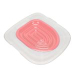Cat Toilet Training System, Universal Reusable Cat Toilet Training Kit Cat Potty Training Tool Kitty Toilet Trainer Urinal Seat for Pet Training, Removable Design (White Tray, 1 Pink Inner Support)