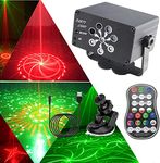 DJ Disco Lights, USB Party Stage Light, 240 LED Patterns Sound Activated and Strobe Flash Effects with Remote Control for kids Birthday, Family Gathering, Karaoke, Christmas, Wedding