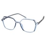 YOURSPEX Zero Power Computer Eyeglasses for Women UV Protection - Blue Light Protection Blocking - Stylish Antiglare Glasses Frame Medium, Blue