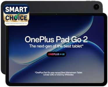 OnePlus Pad Go 2, [Smartchoice] | 30.73 cm (12.1 inch) 2.8K Display, Dolby Vision™, 120Hz Refresh Rate, Quad Speakers, AI, 10050 mAh Battery, 5G Tablet, 8GB RAM 256 GB Storage, Shadow Black