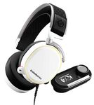 SteelSeries Arctis Pro + GameDAC Wired Gaming Headset - Certified Hi-Res Audio - Dedicated DAC and Amp - for PS5/PS4 and PC - White