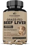 Grass Fed Desiccated Beef Liver Cap