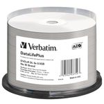 Verbatim 43754 DataLifePlus - DVD+R Wide Thermal Printable, 8.5GB, 8x Speed - (Pack of 50)