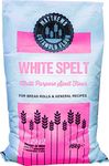 Matthews Cotswold White Spelt Flour | Multipurpose Smooth White Spelt Baking Flour | Specialty | Artisanal | Milled in Britain (16kg Bag (Single Sack))